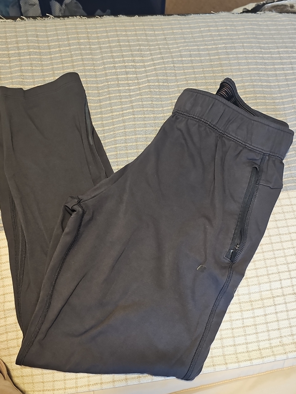 Russell Athletic Black Men's Jogger Pants with Zip Pocket